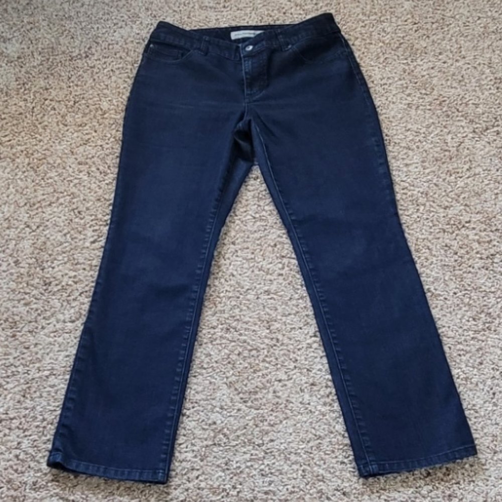 Chico's Platinum Denim Ultimate Fit Slim Leg